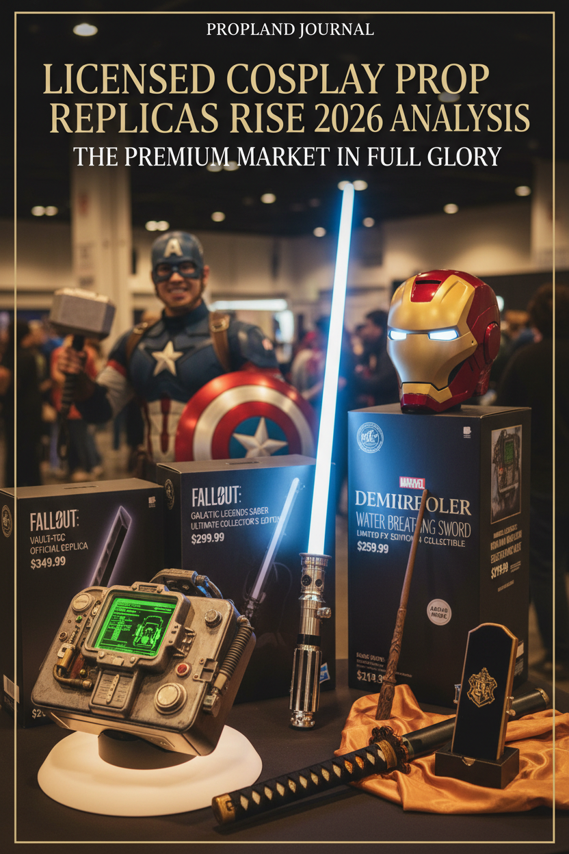 4 Key Drivers Behind the Rise of Licensed Cosplay Prop Replicas [2026 Analysis]