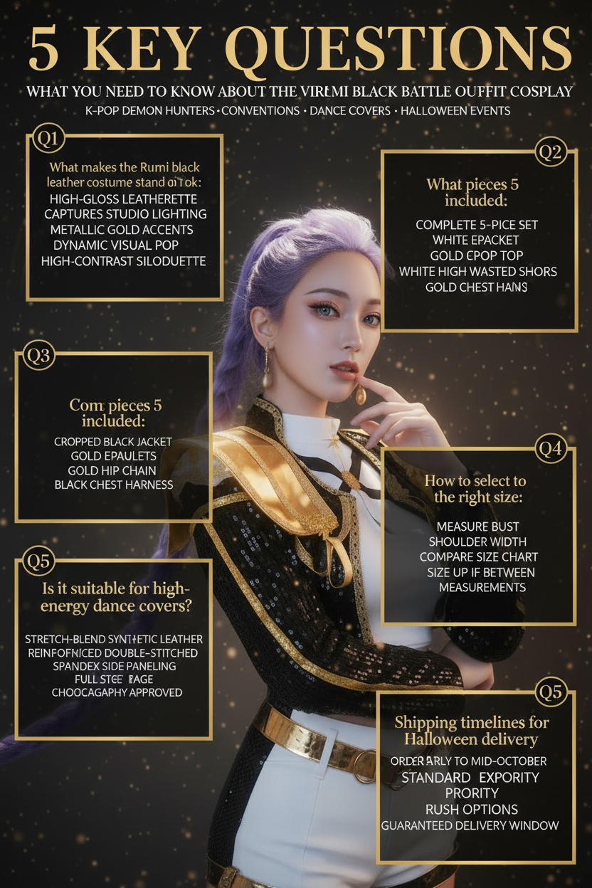 5 Key Questions: What You Need to Know About the Viral Rumi Black Battle Outfit Cosplay