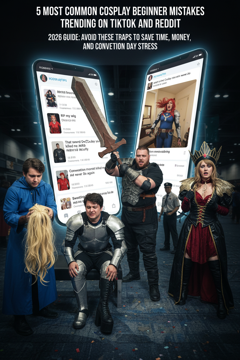 5 Most Common Cosplay Beginner Mistakes Trending on TikTok and Reddit [2026 Guide]