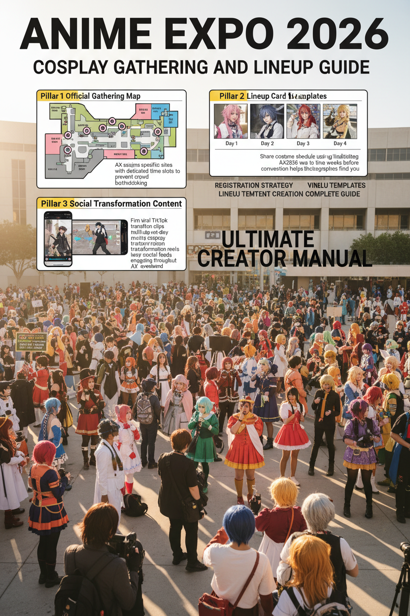 Anime Expo 2026 Cosplay Gathering & Lineup Guide: The Ultimate Creator Manual