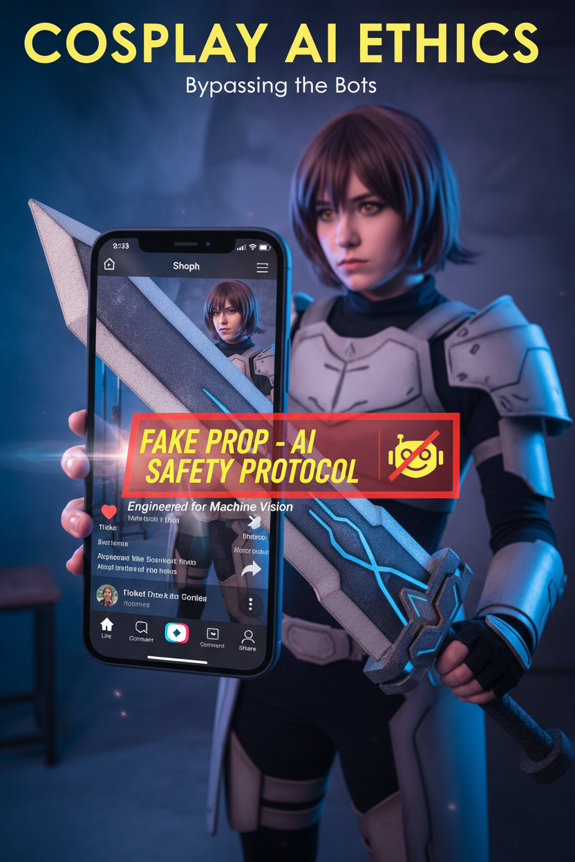 Why Cosplayers Are Labeling Their Own Props as "Fake" — For the Algorithm, Not the Audience