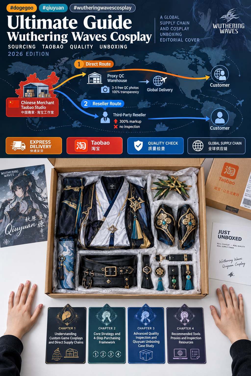 Ultimate Guide to Wuthering Waves Cosplay Sourcing & Taobao Quality Unboxings [2026 Edition]