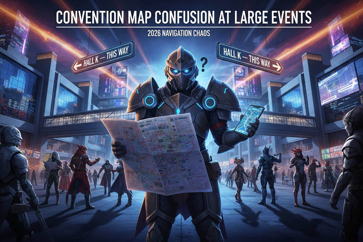 Why Are Cosplayers Complaining About "Convention Map Confusion" at Large Events?
