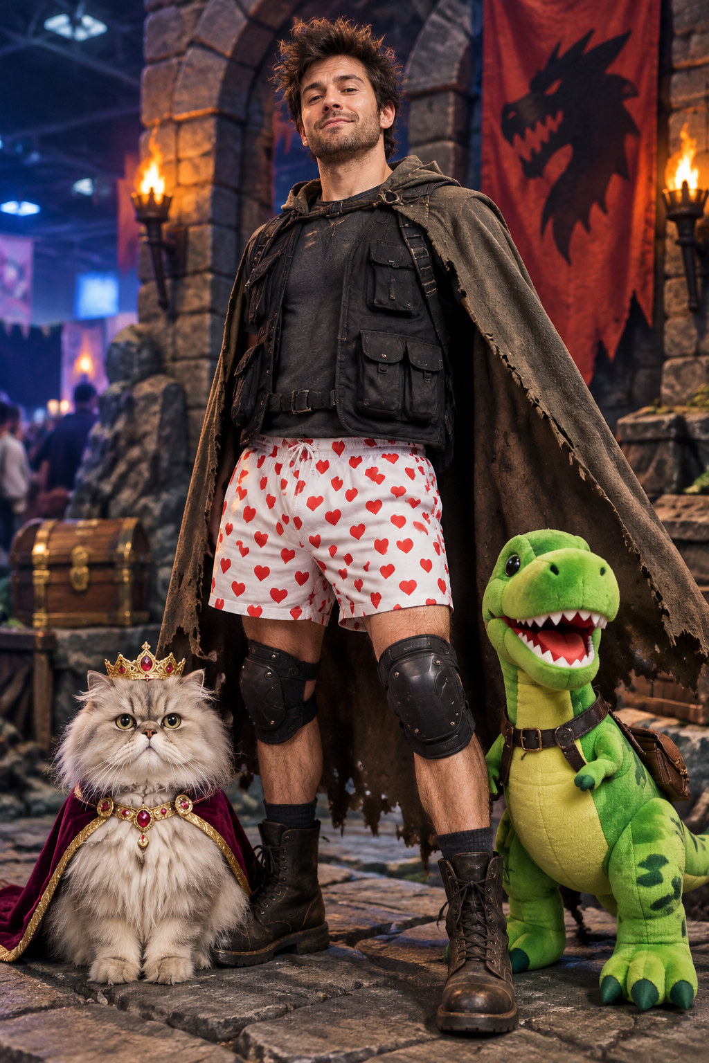Dungeon Crawler Carl Cosplay: Carl, Donut and Mongo Group Costume