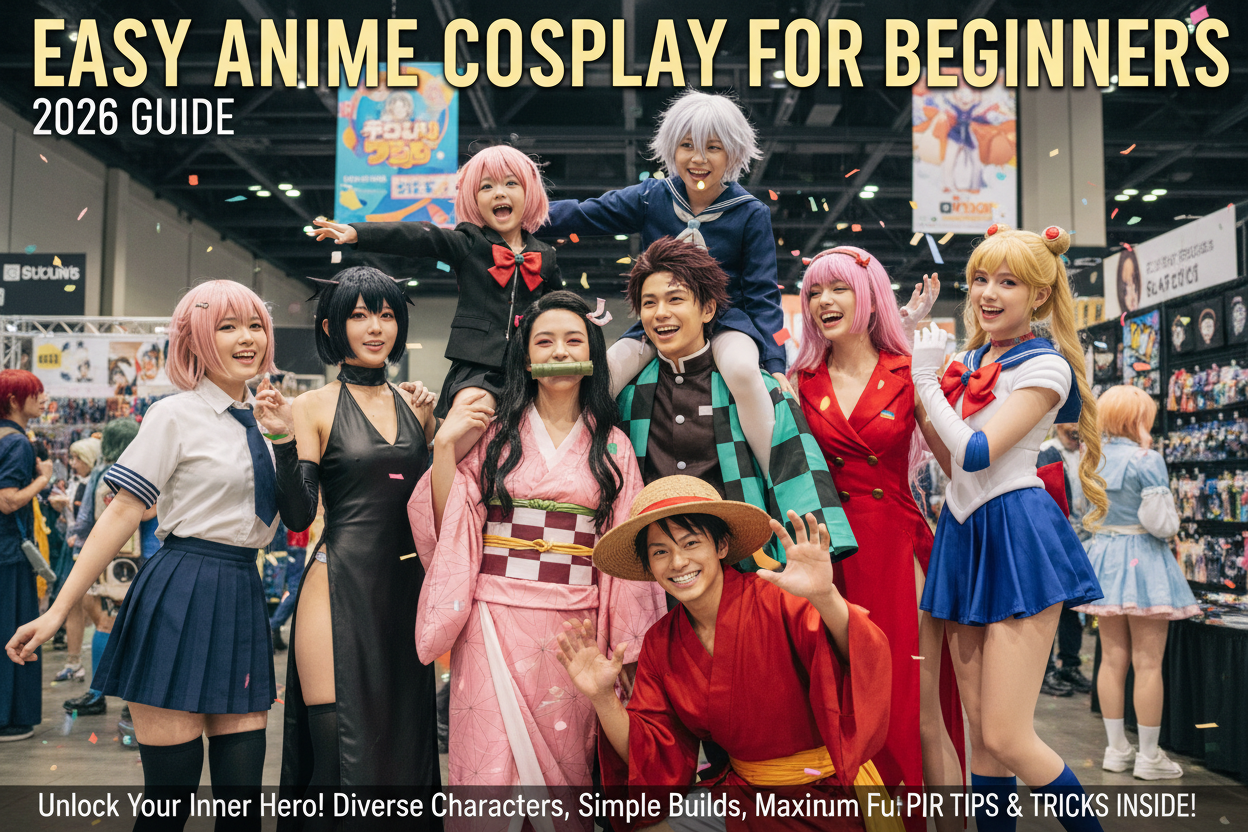 🎭 Easy Anime Cosplay Ideas for Beginners (Cheap & Simple Guide 2026)