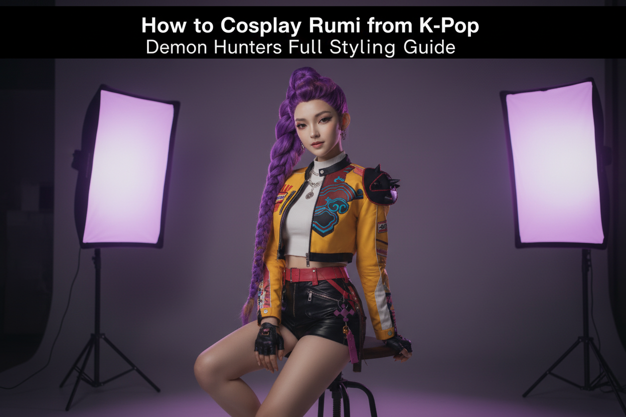 How to Cosplay Rumi from K-Pop: Demon Hunters (Full Styling Guide)