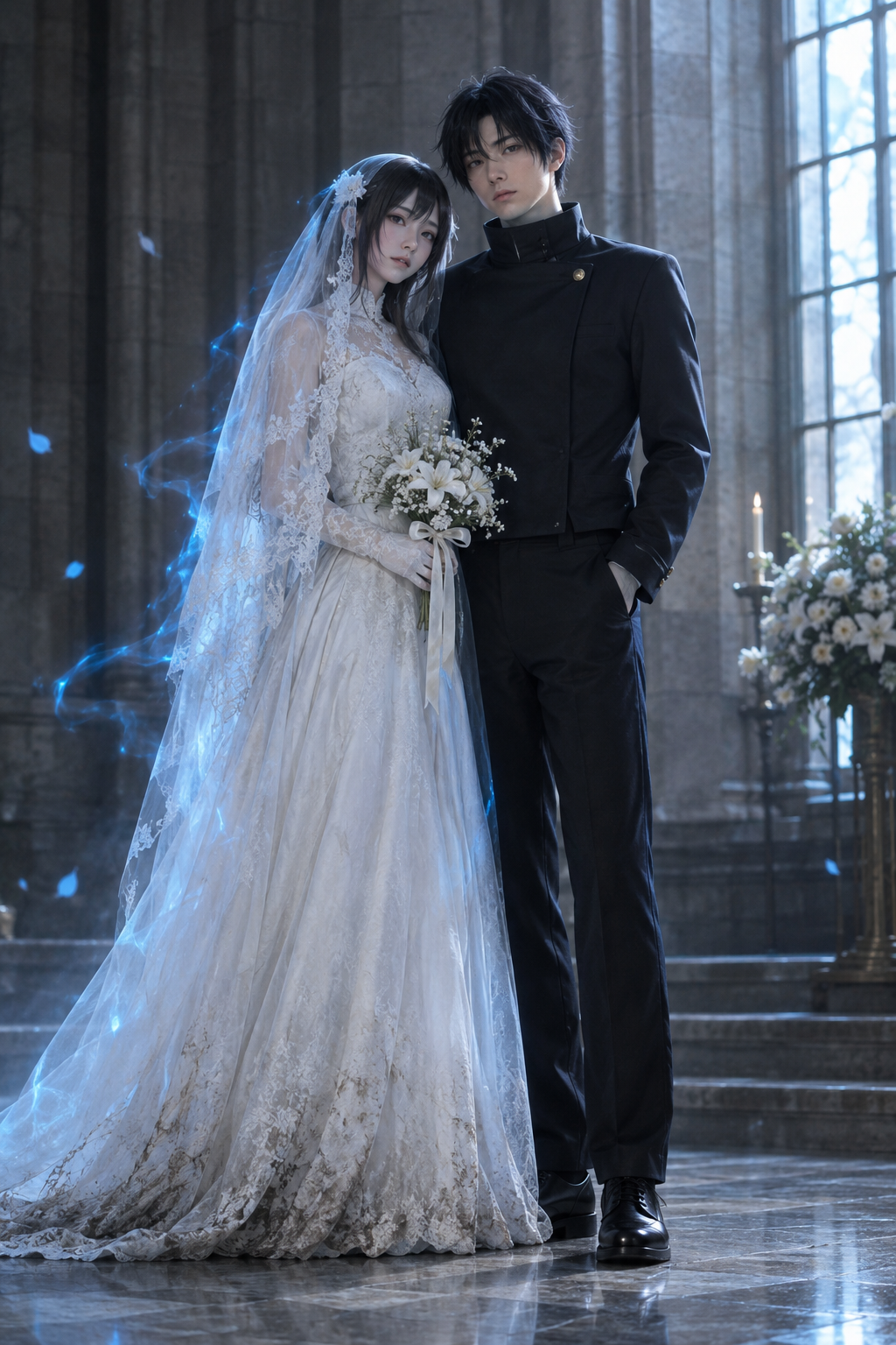 Jujutsu Kaisen Cosplay: Recreating the Rika and Yuta Wedding Scene