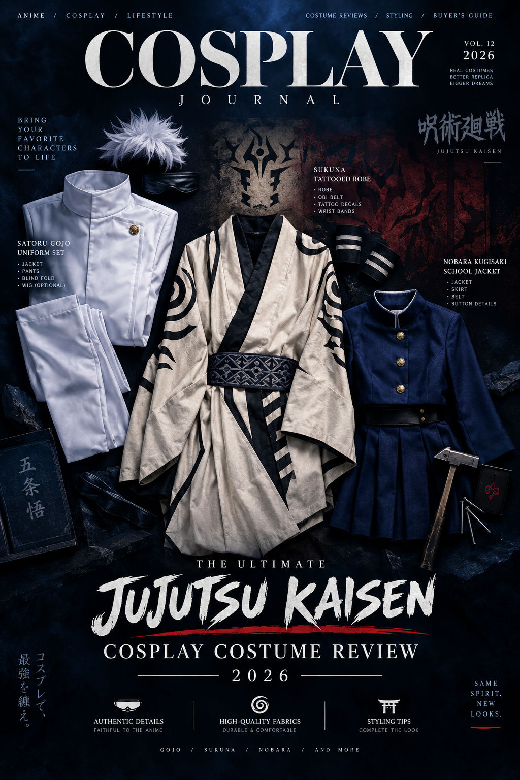 2026 Jujutsu Kaisen Cosplay Costume Review: Pros, Cons & Brand Comparison