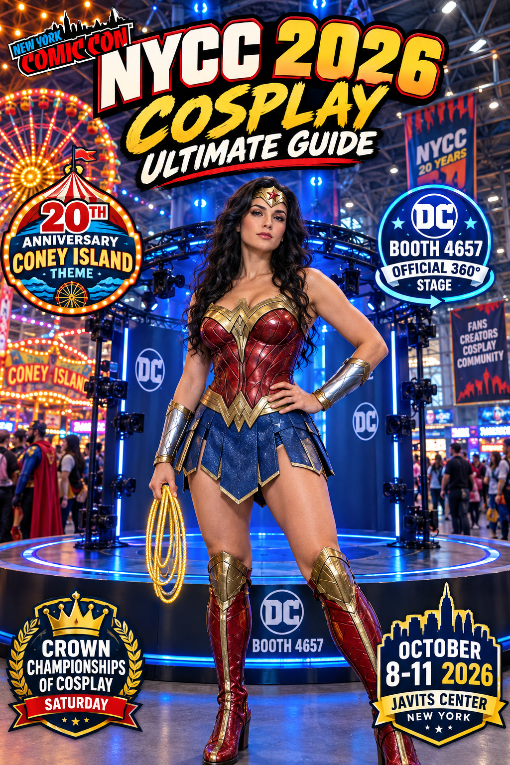 NYCC 2026 Cosplay Ultimate Guide: DC 360° Experience, 20th Anniversary & Competition Framework [2026 Edition]