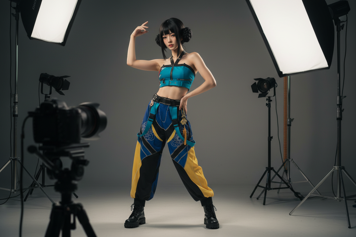 K-Pop Zoey Cosplay Studio Video & Lighting Guide
