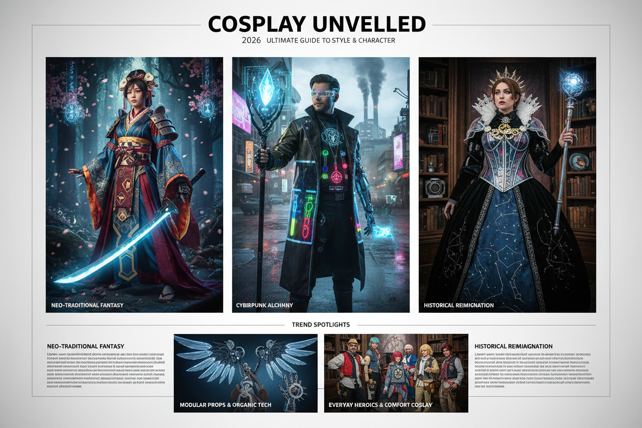 The Ultimate Guide to Cosplay Costumes in 2026: Styles, Design Trends, and Character Inspiration