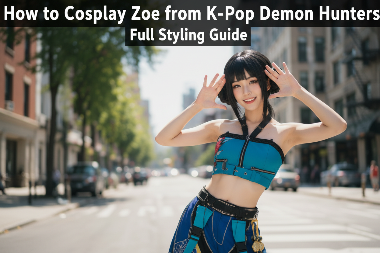 How to Cosplay Zoe from K-Pop: Demon Hunters (Full Styling Guide)