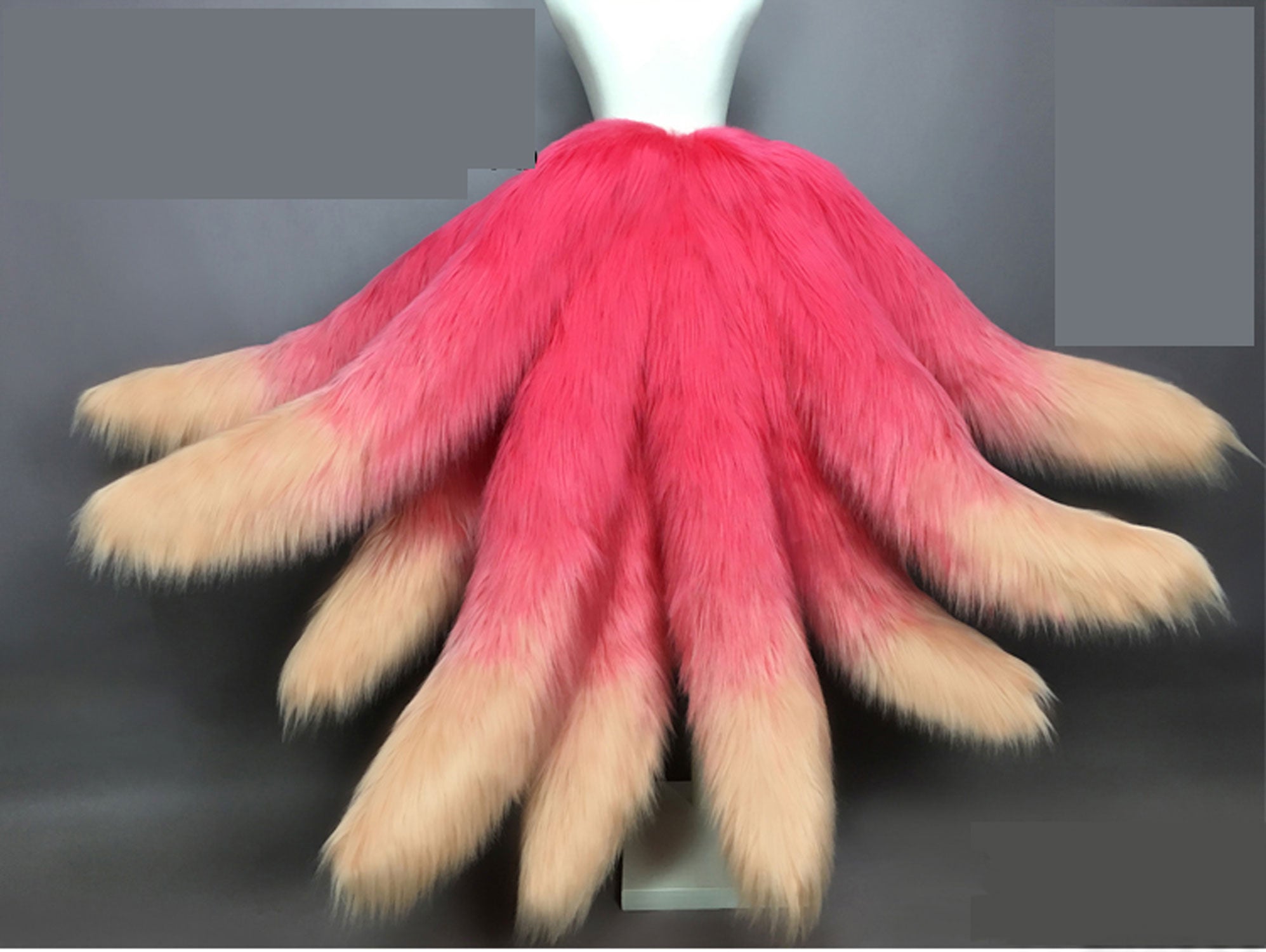 Nine-Tailed Fox Magical Girl Cosplay Costume - Pink Celestial Guardian Outfit