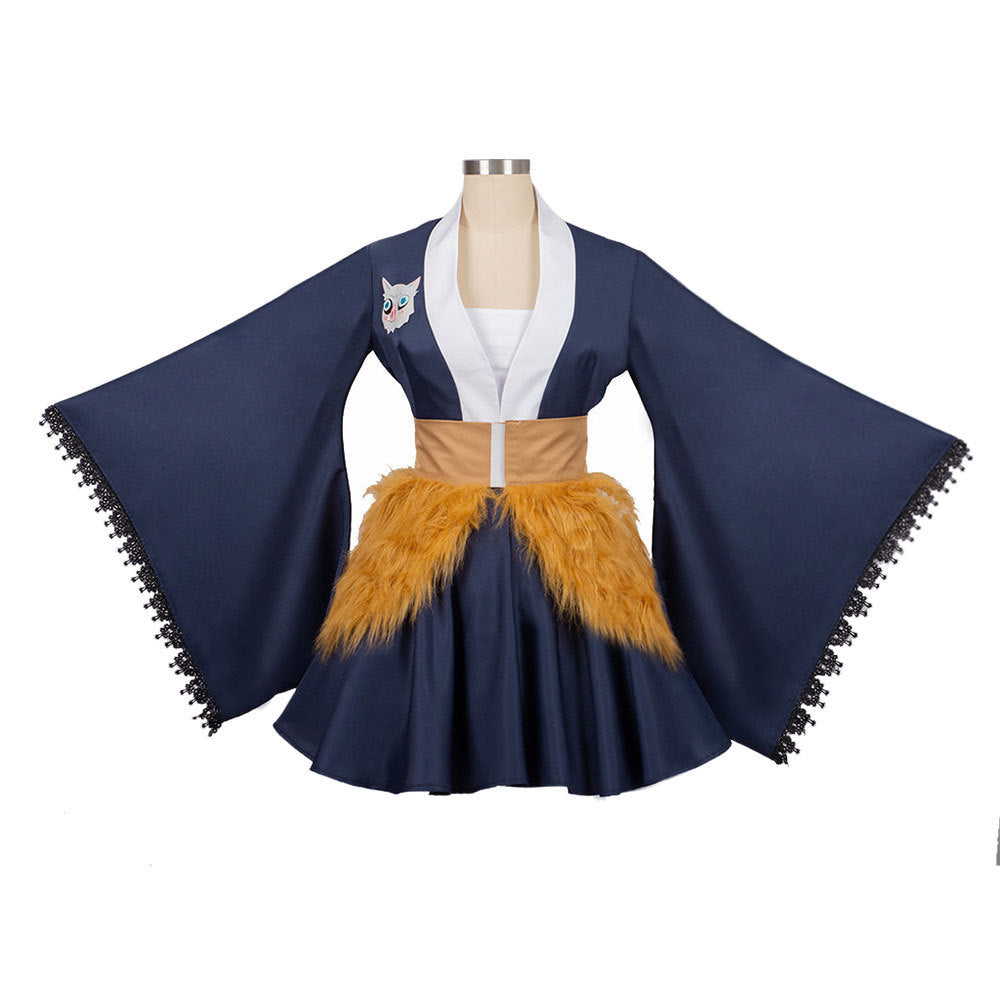 Demon Slayer Style Costume Cosplay Inosuke Hashibira Cosplay  Costume