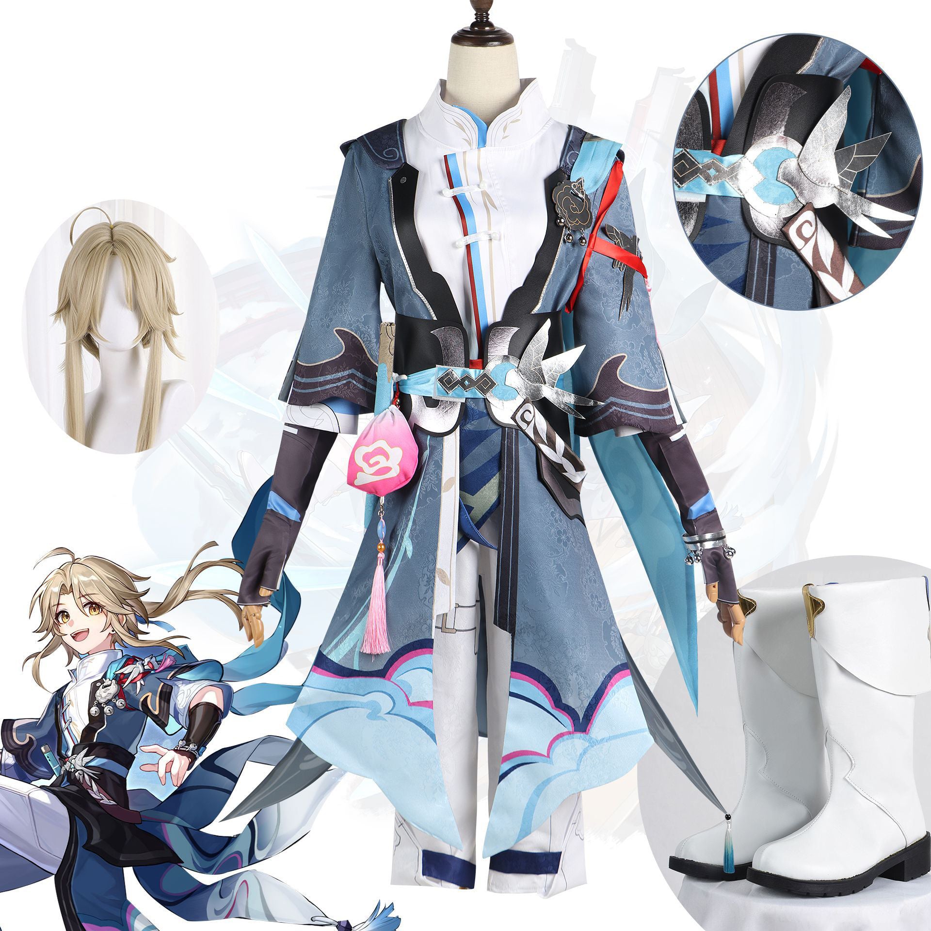 Honkai: Star Rail Costume Yanqing Cosplay Costume