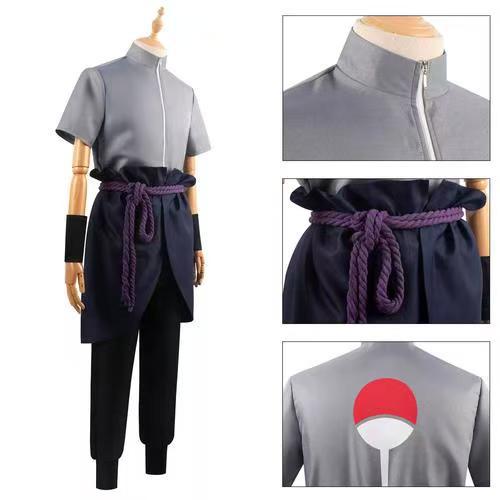 Naruto Style Costume Cosplay Uchiha Sasuke Cosplay Costume