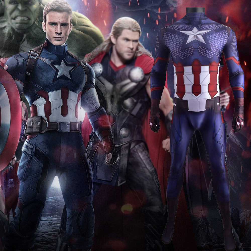 Marvel Costume Captain America Cosplay Costume