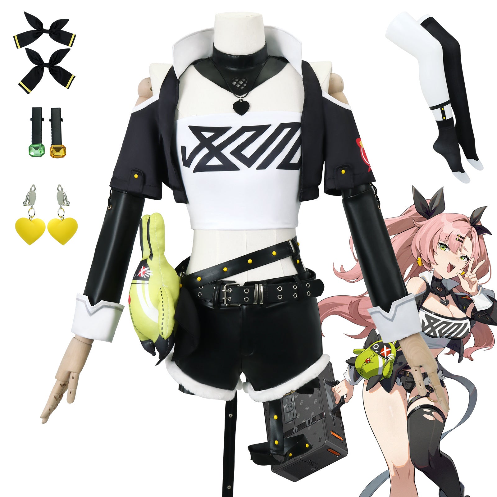 Zenless Zone Zero Style Costume Cosplay Nico Demara Cosplay Costume