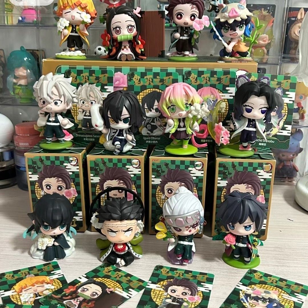 Demon Slayer Birth Flower Series Action Figures - Kimetsu no Yaiba Character Collection