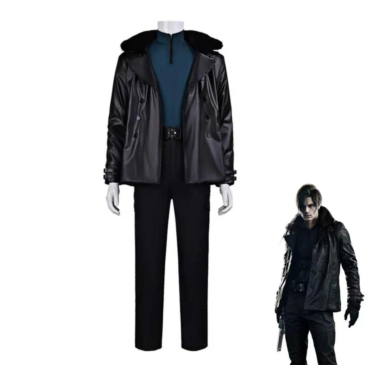 Resident Evil Style Cosplay Costume Leon Kennedy Costume
