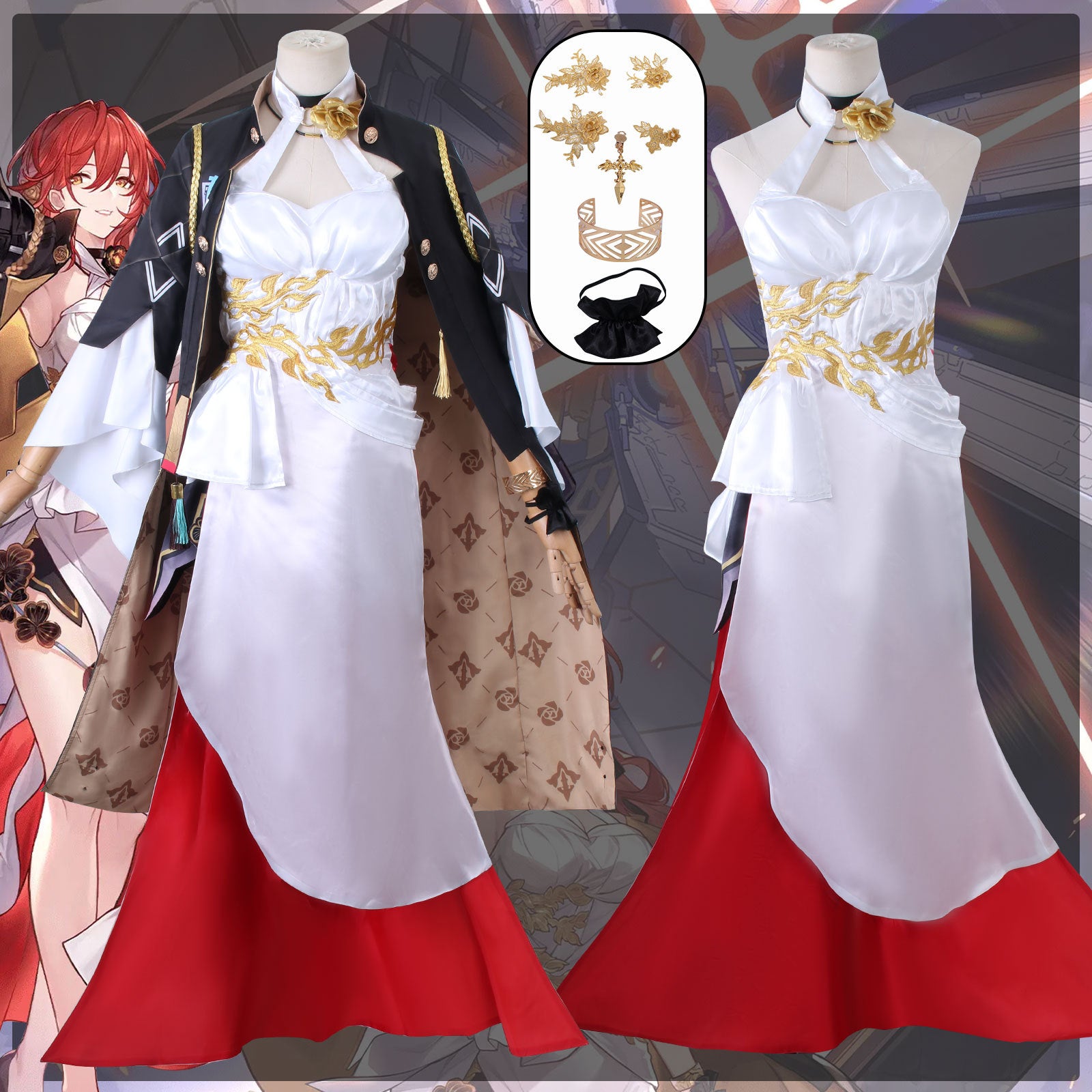 Honkai: Star Rail Costume Himeko Cosplay Costume