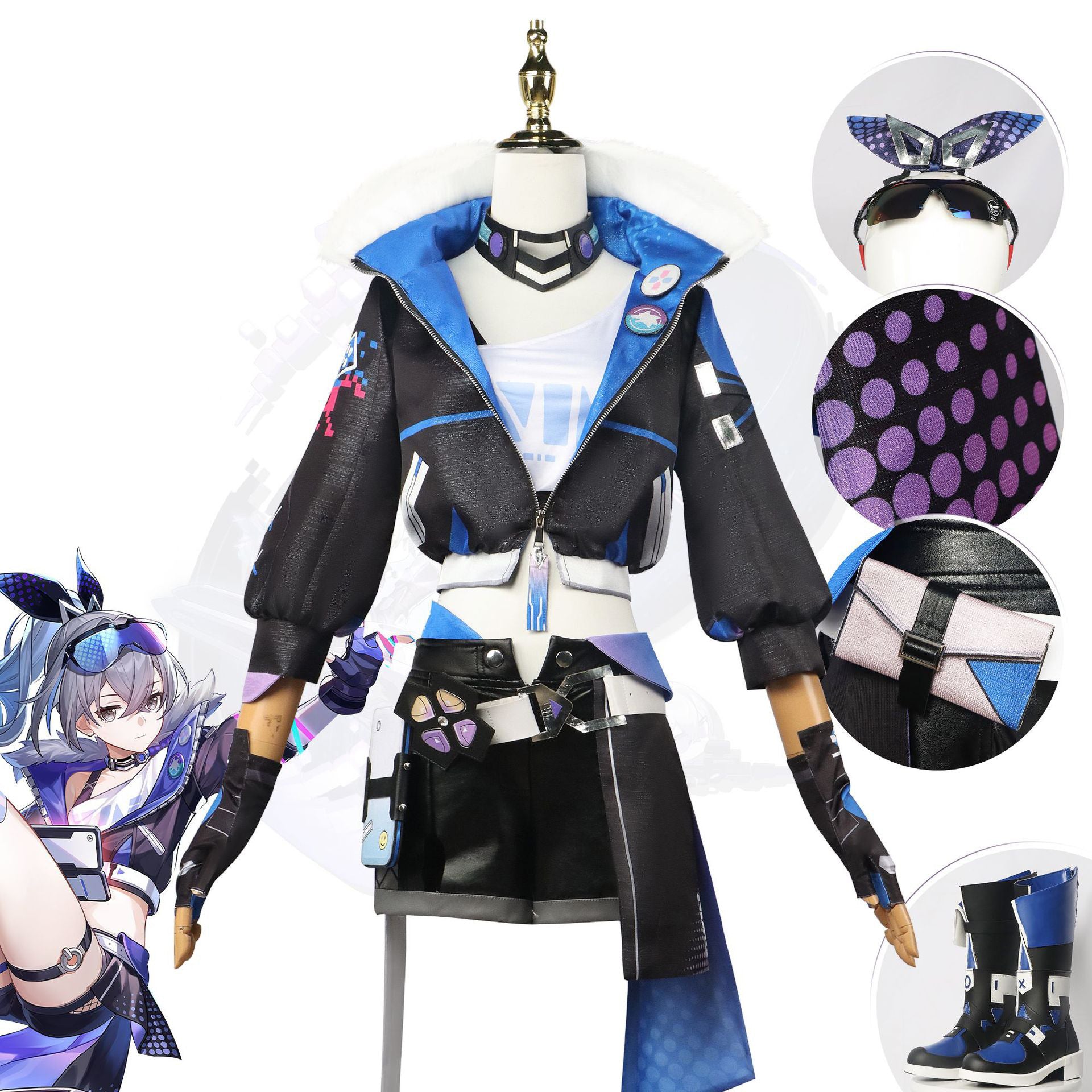 Honkai: Star Rail Costume Silver Wolf Cosplay Costume