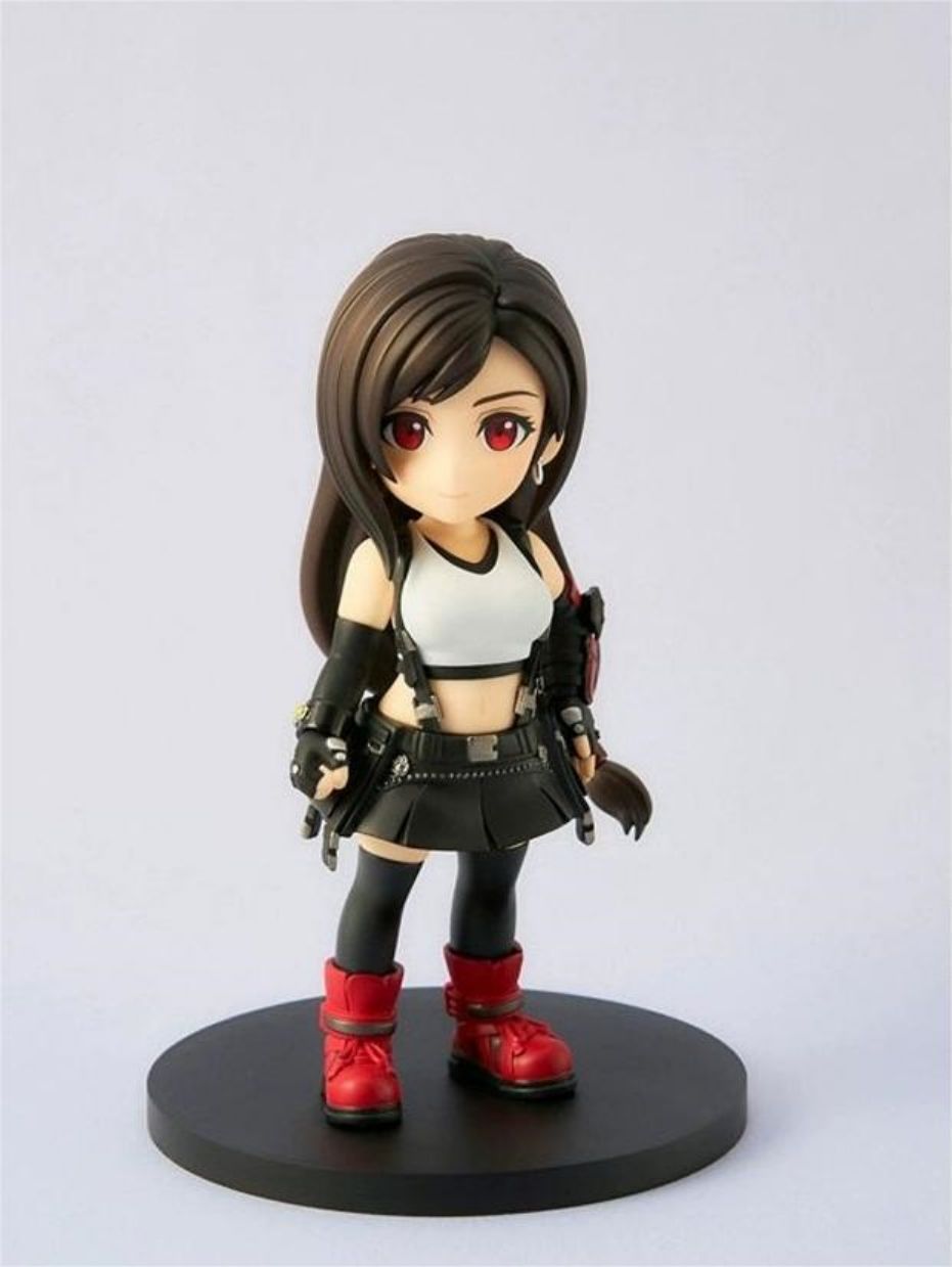 Final Fantasy VII Tifa Lockhart Q Version Chibi Figure - Cute Gaming Collectible