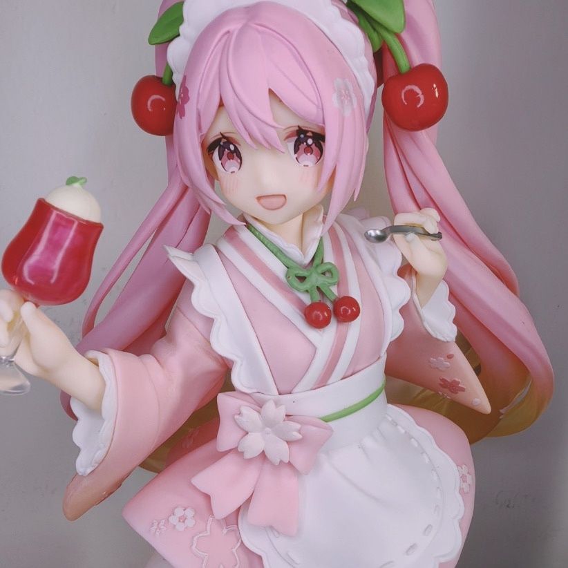 Hatsune Miku Japanese Teahouse Waitress Figure - Traditional Kimono Collectible
