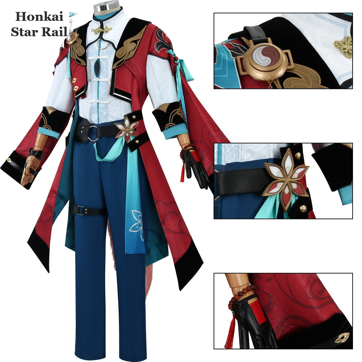 Honkai: Star Rail Style Costume Cosplay Jiaoqiu Cosplay  Costume