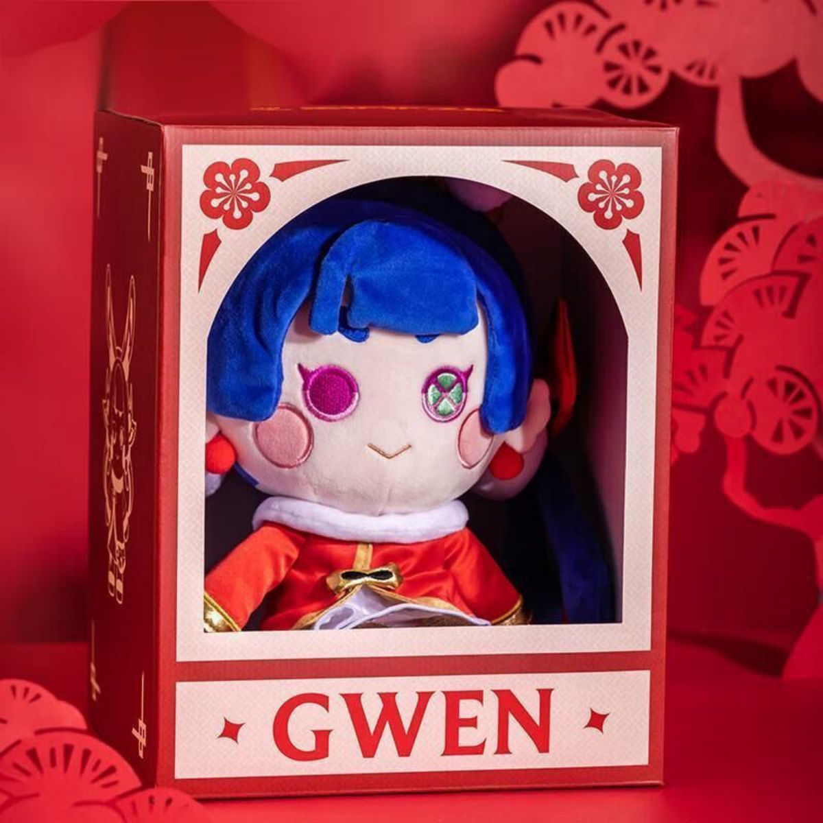 League of Legends Gwen Plush Doll - Paper-cut Fairy Collectible with Accessories