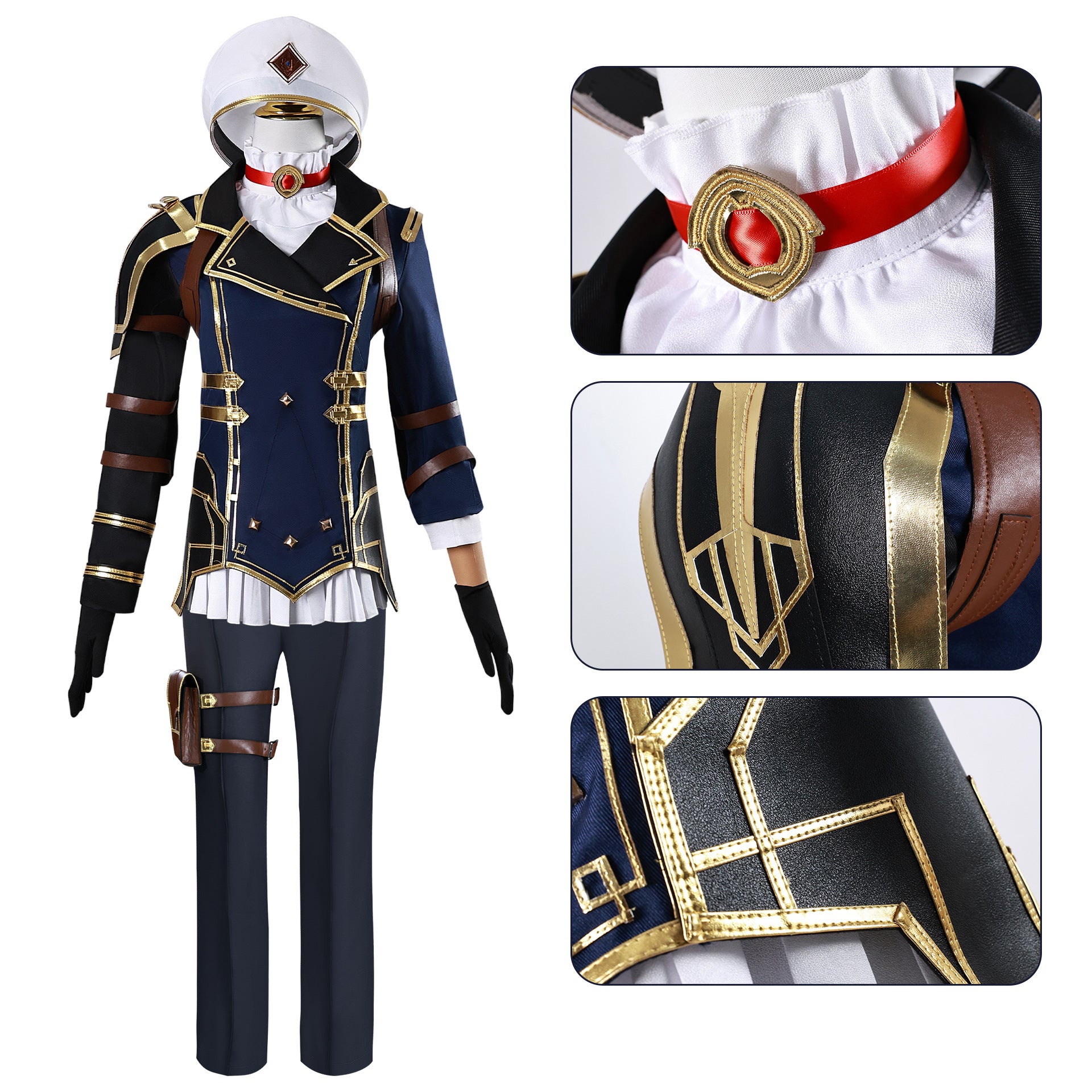League of Legends Costume Battle of the Two Cities Caitlyn Cosplay Costume