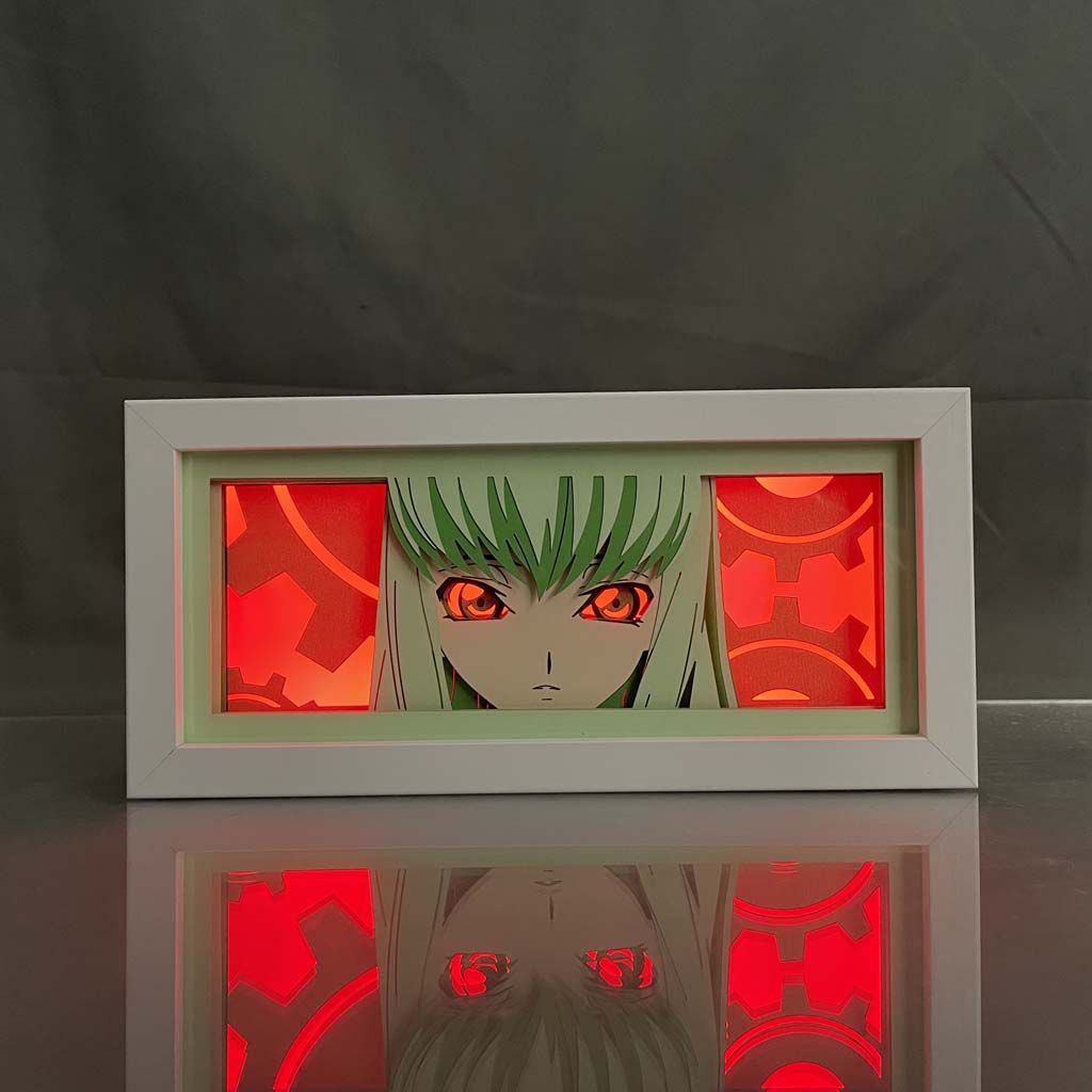 CODE GEASS Lelouch of the Rebelli on Remote Control Colorful Night Light C.C.
