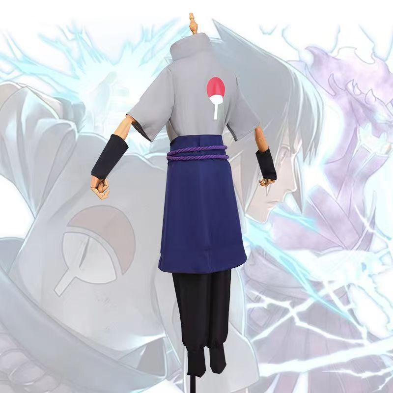 Naruto Style Costume Cosplay Uchiha Sasuke Cosplay Costume