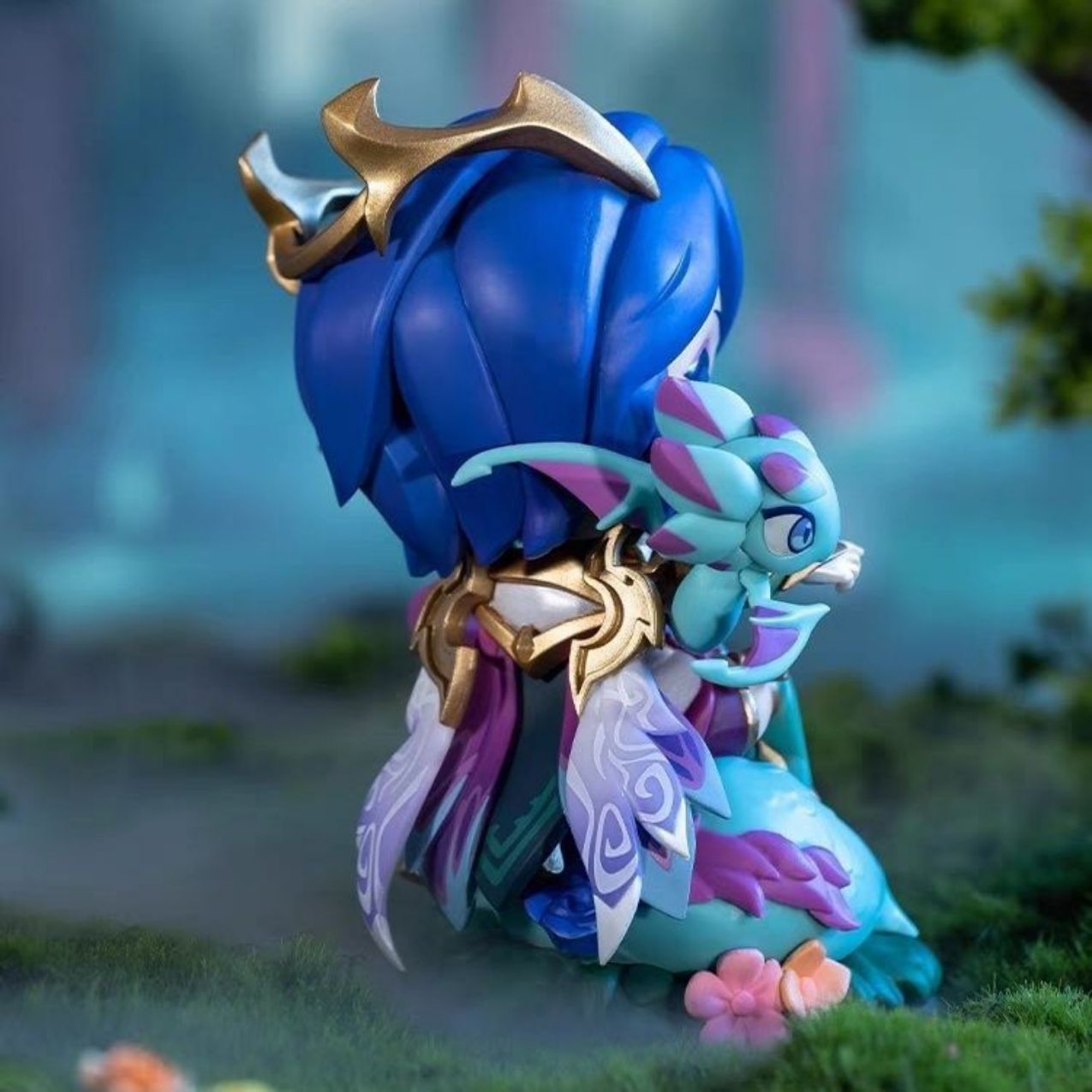 League of Legends Dragon Lord Ashe Figure - 115mm Premium Collectible