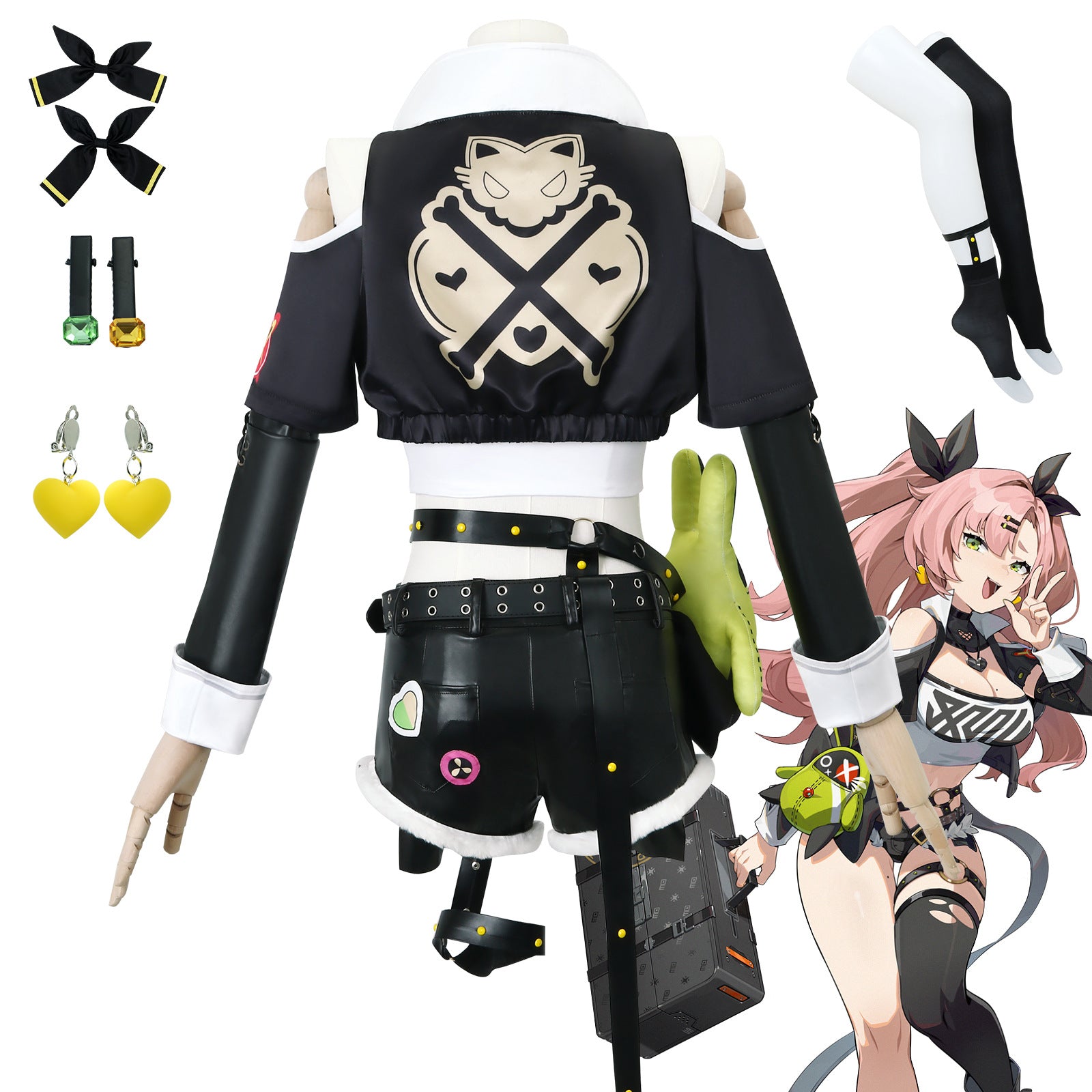 Zenless Zone Zero Style Costume Cosplay Nico Demara Cosplay Costume