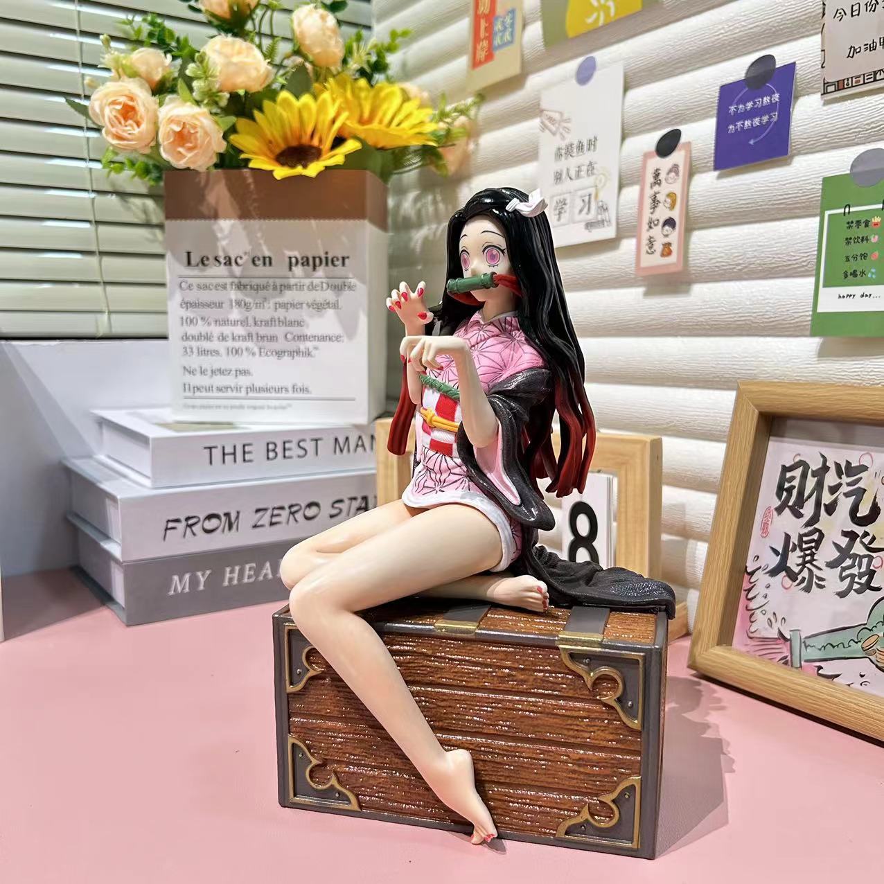 Demon Slayer Kamado Nezuko Flower Umbrella Figure - 300mm Premium Collectible Statue