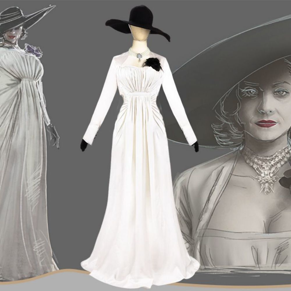 Resident Evil Cosplay Costume Dimitrescu Costume