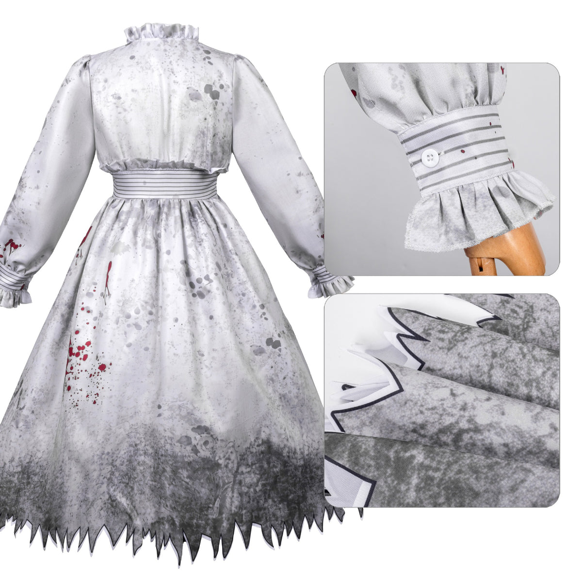 Resident Evil Style Cosplay Costume Zombie Sisters Costume