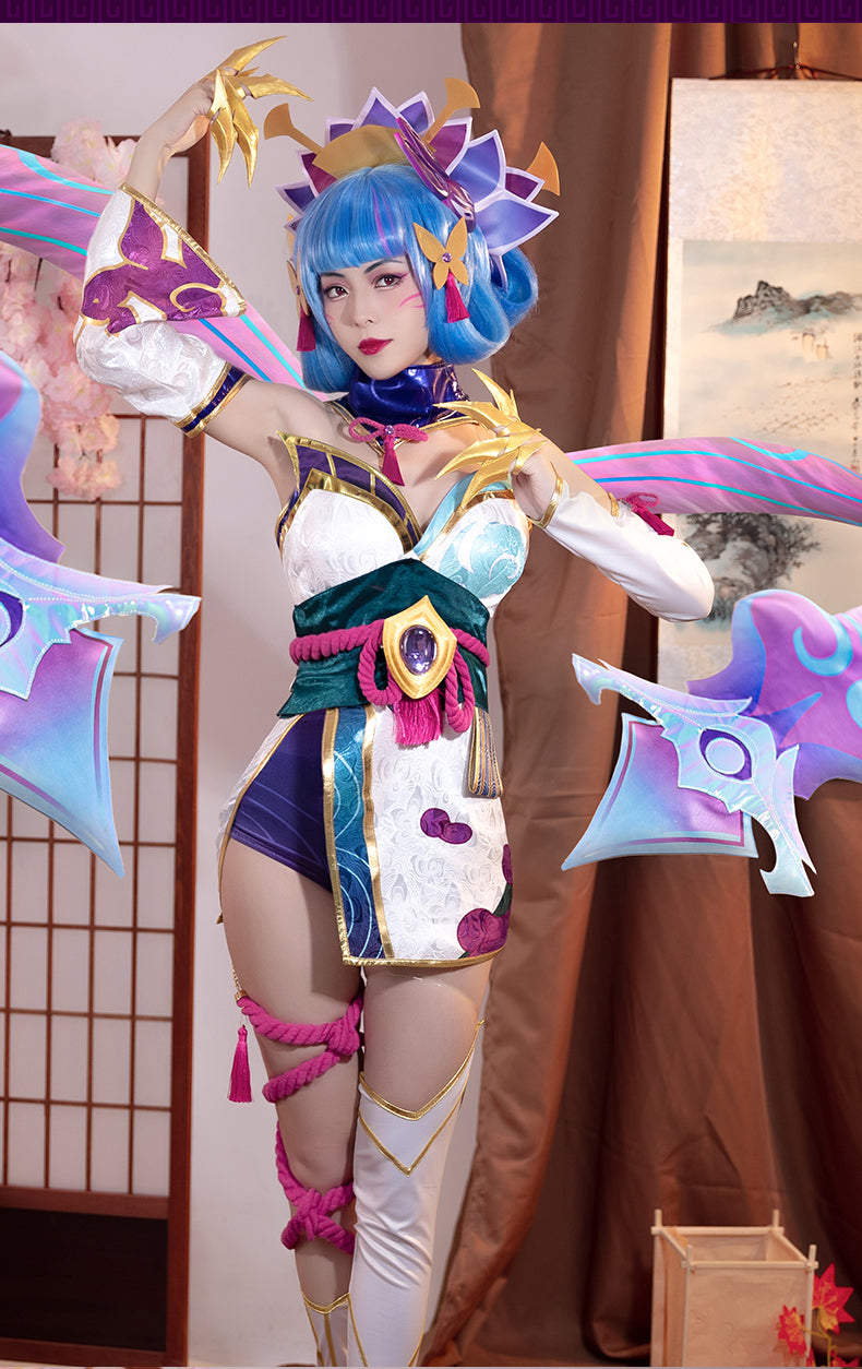 League of Legends Costumes Soul Lotus Evelynn Cosplay Costumes