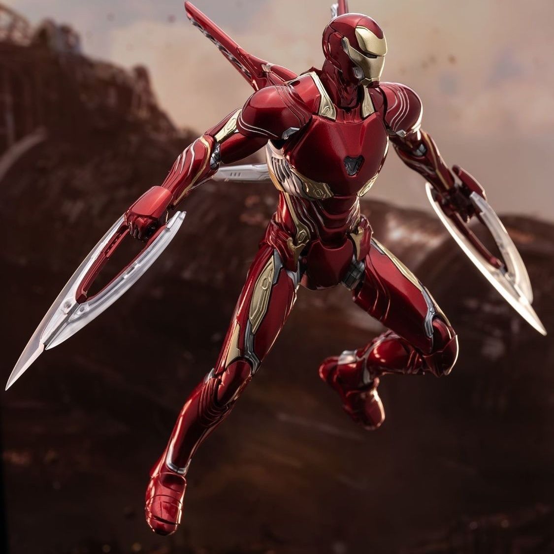 Marvel Iron Man MK85 & MK50 Action Figures - Dual Armor Pack Collectible