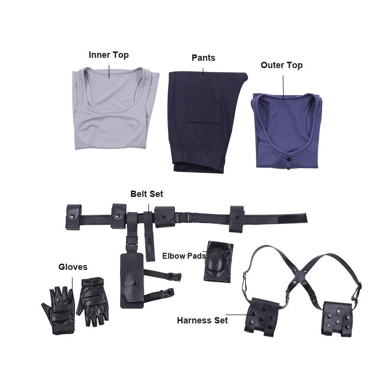 Resident Evil Style Cosplay Costume Jill Valentine Costume