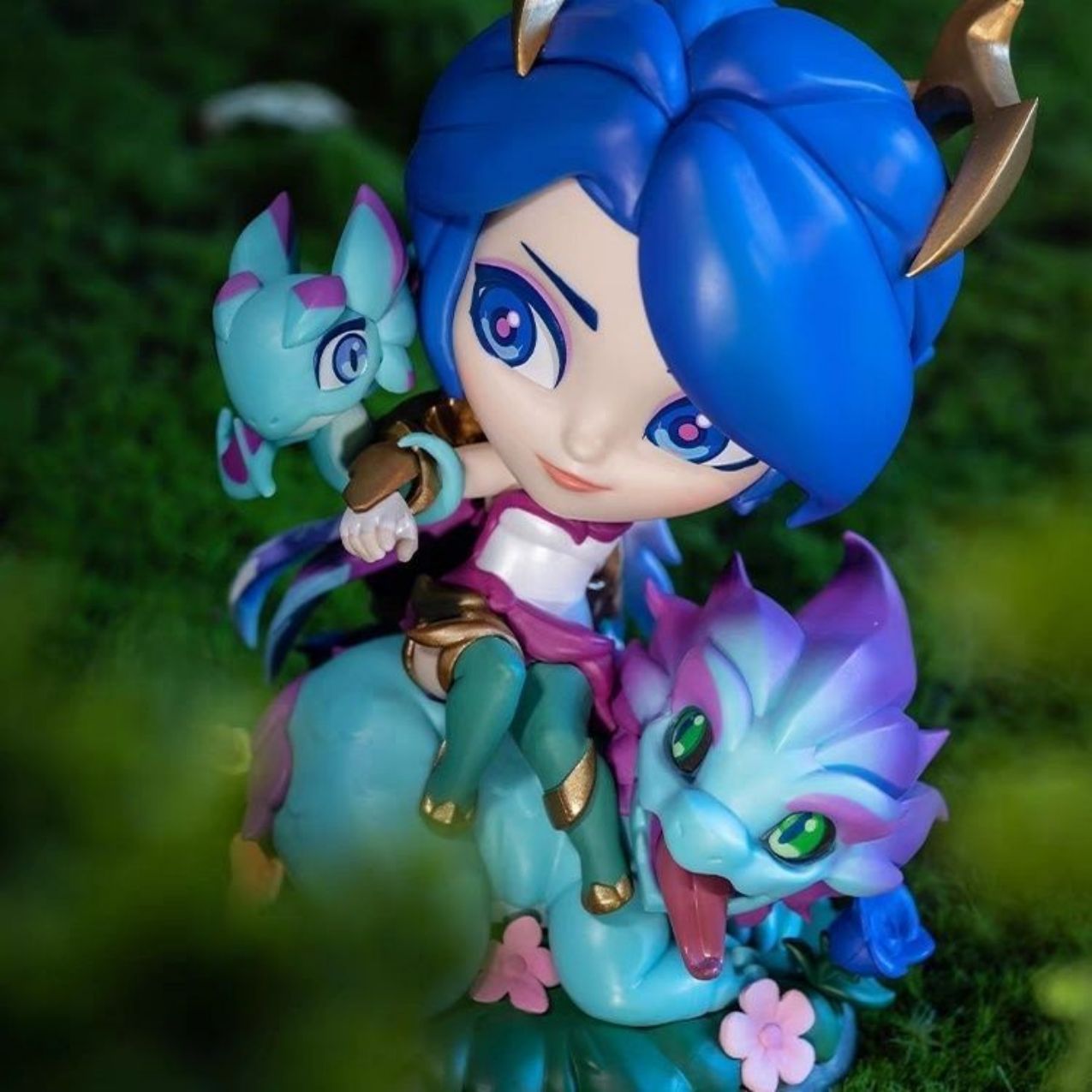 League of Legends Dragon Lord Ashe Figure - 115mm Premium Collectible