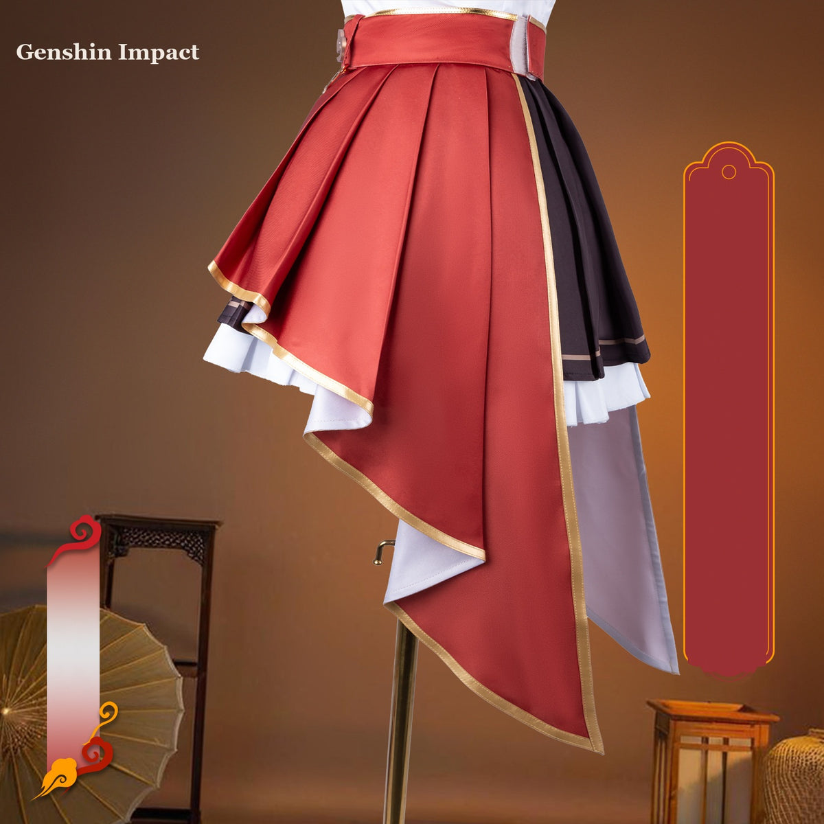 Genshin Impact Style Costume Cosplay Hutao Cosplay  Costume