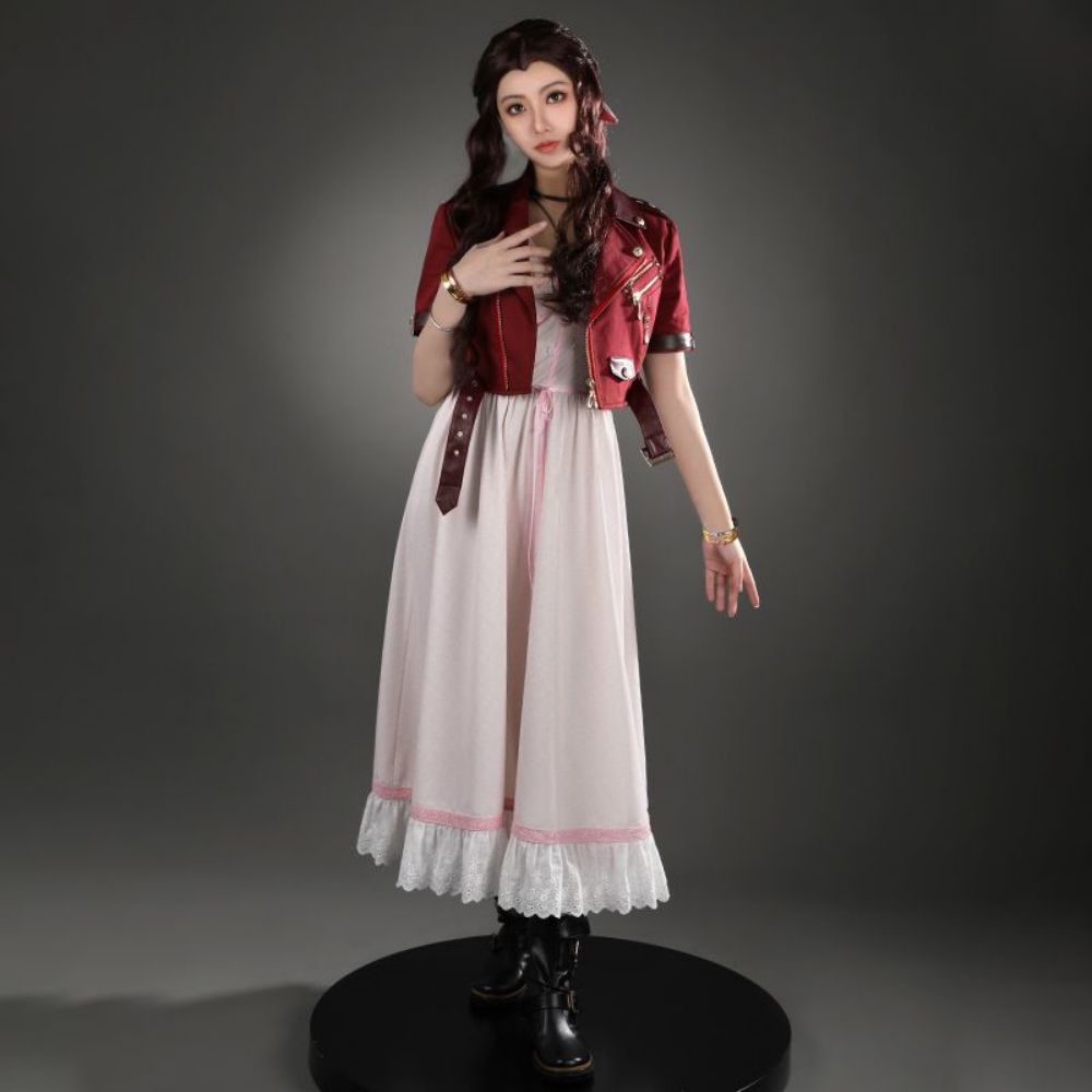 Final Fantasy Cosplay Costume  Aerith Costume  Cosplay