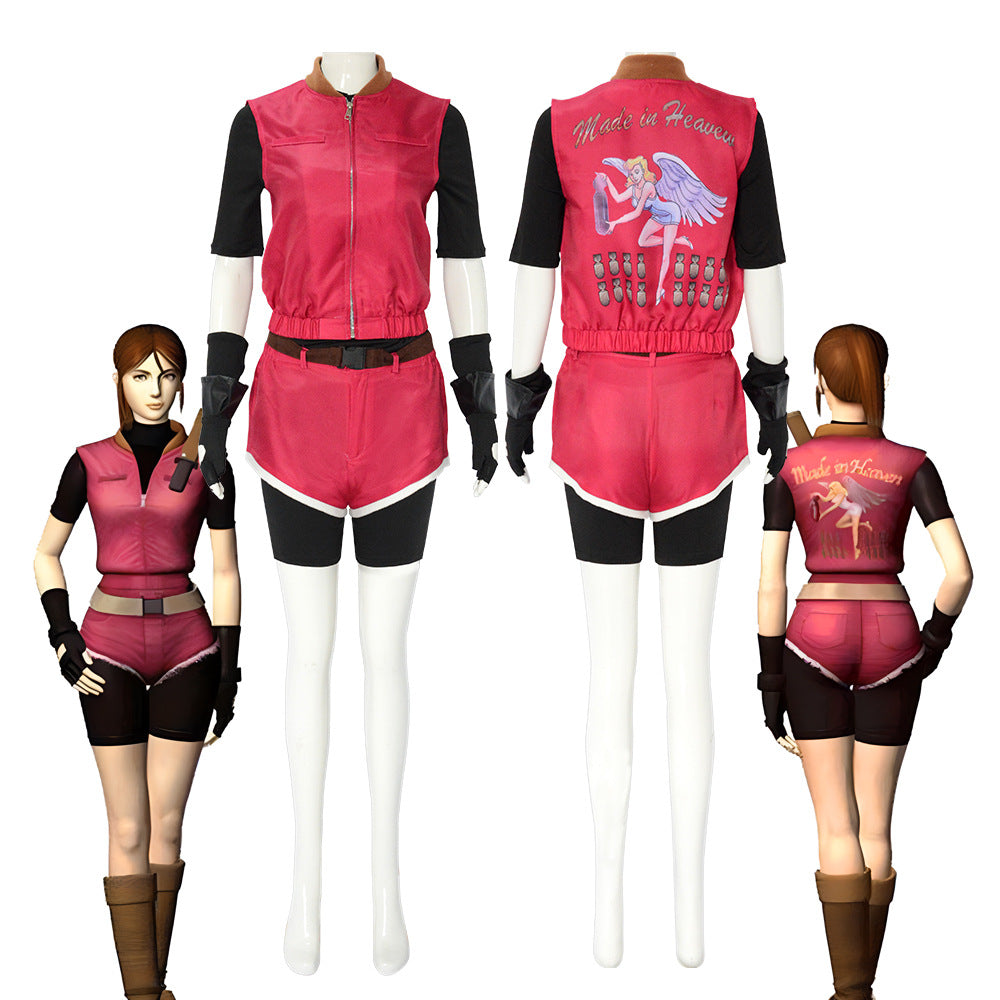 Resident Evil Style Cosplay Costume Claire Redfield Costume
