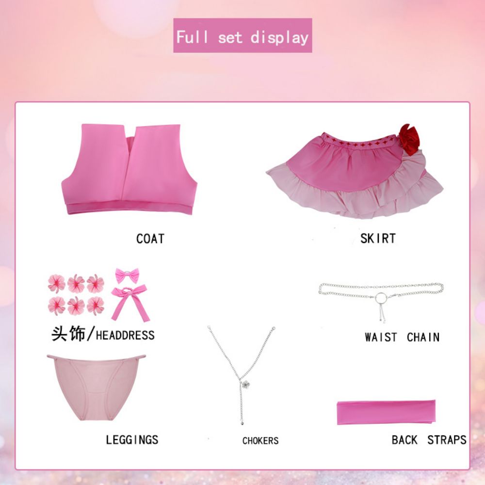 Final Fantasy Cosplay Costume Aerith Summer Swimwear Costume  Cosplay