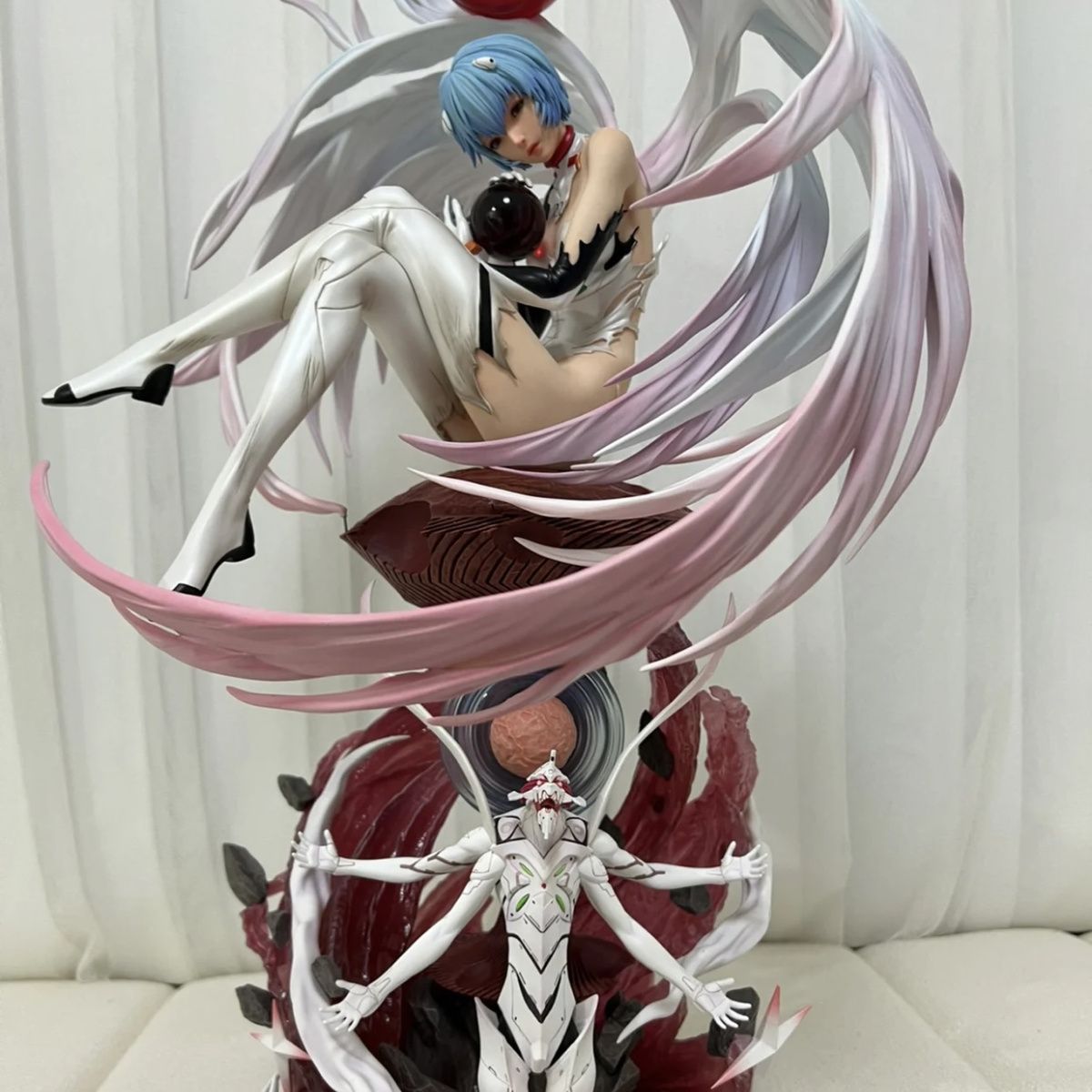 Evangelion Ayanami Rei Goddess Resonance Angel Figure - Premium EVA Collectible