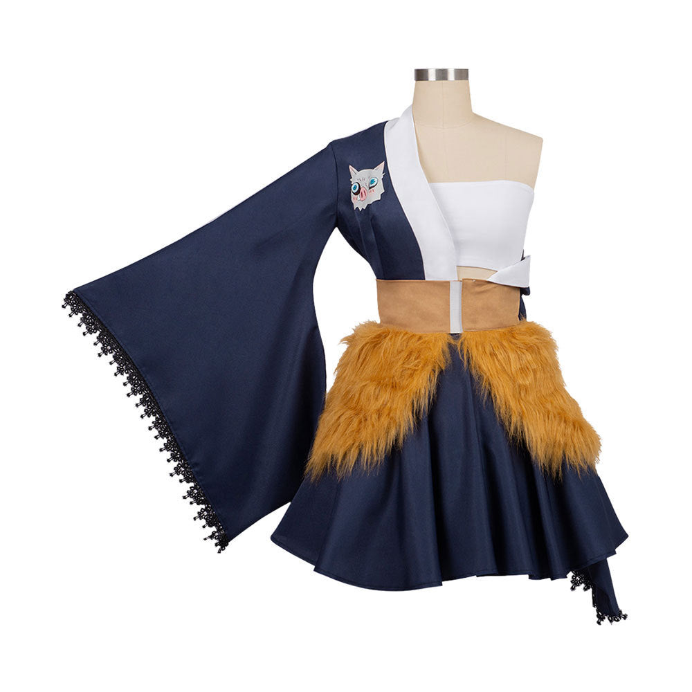 Demon Slayer Style Costume Cosplay Inosuke Hashibira Cosplay  Costume