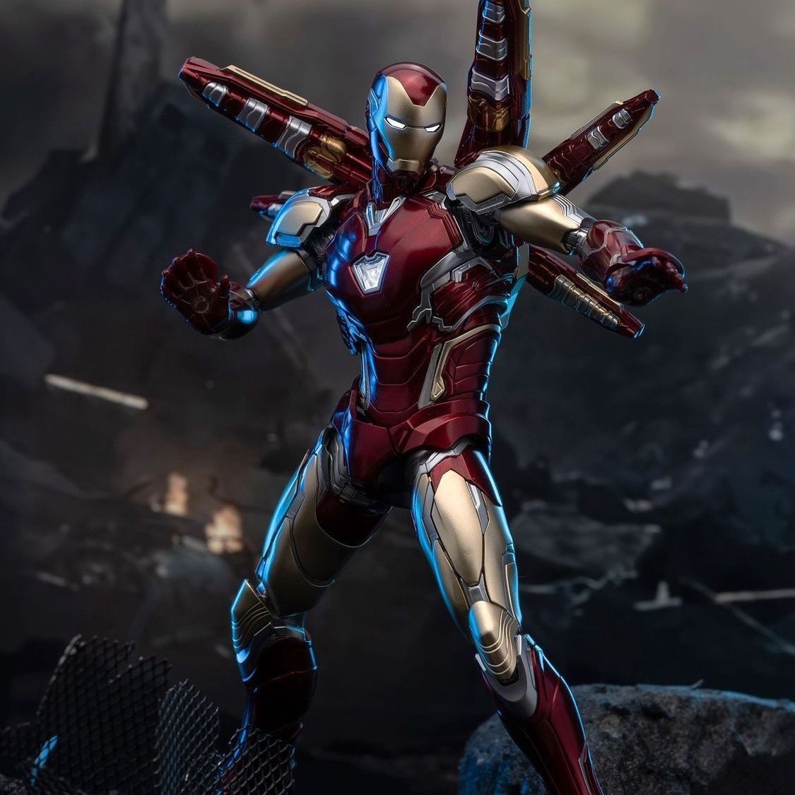 Marvel Iron Man MK85 & MK50 Action Figures - Dual Armor Pack Collectible