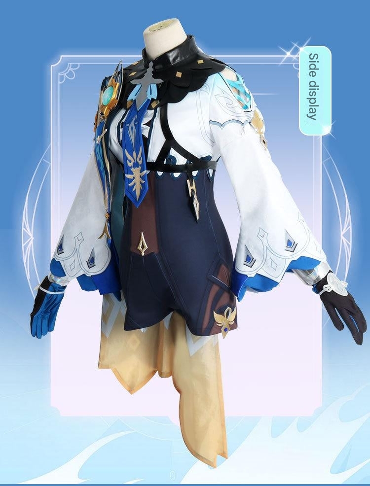 Genshin Impact Costume Eula Cosplay Costume